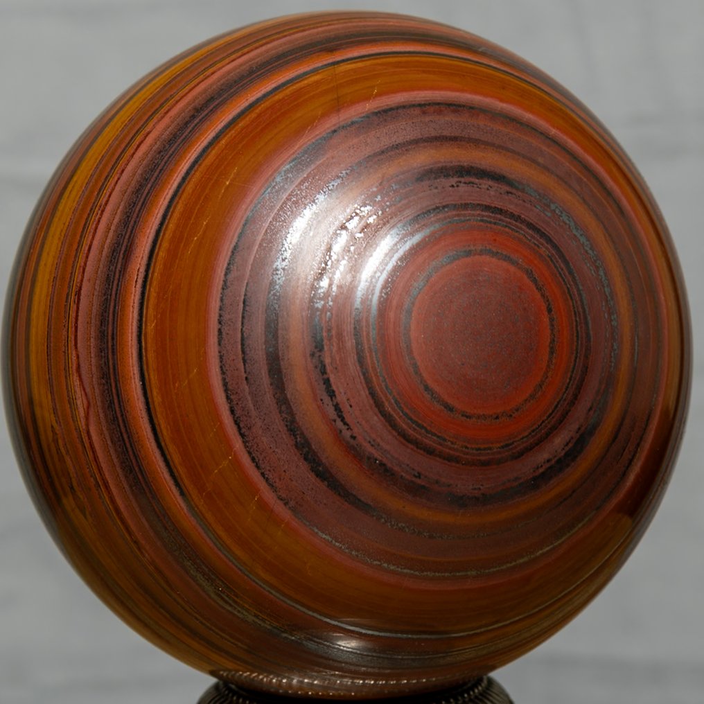 Tigeriron large AAA Tigeriron sphere - Height: 12.2 cm - Width: 12.2 cm- 3114 g #3.2