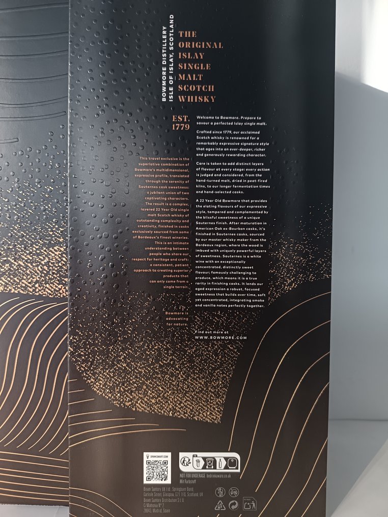 Bowmore 22 years old Sauternes Cask Finish  - 70cl #3.2