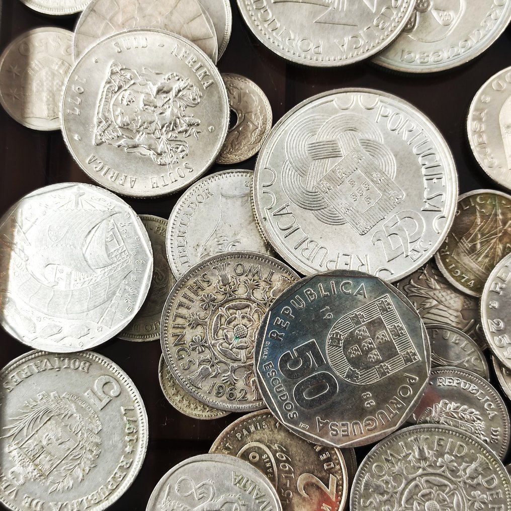 Κόσμος. Lot with 185 Copper-Nickel World Coins (several countries, several dates)  (χωρίς τιμή ασφαλείας) #3.2