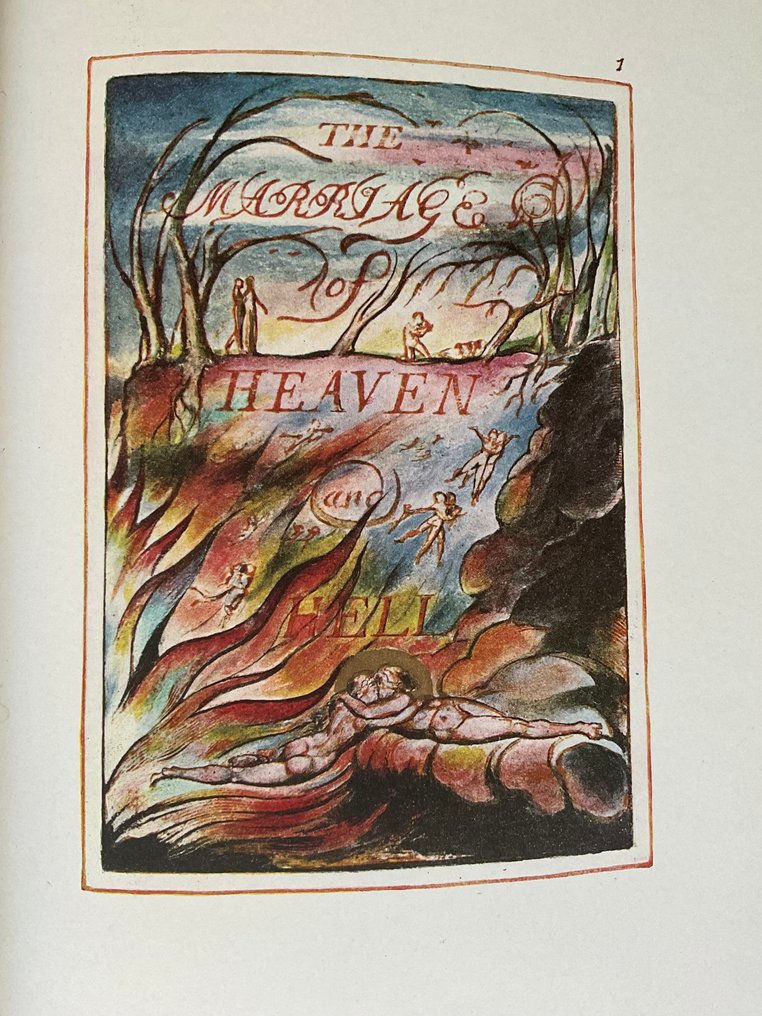 William Blake - The Marriage of Heaven and Hell - 1927 #2.1