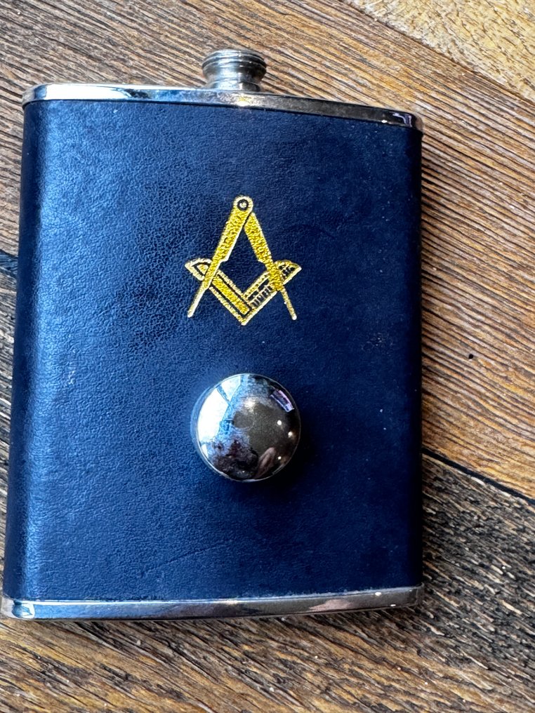 Germany/Freemasonry - Pullo - Ruostumaton teräs - 1940(c) Masonic Hip Flask #2.1
