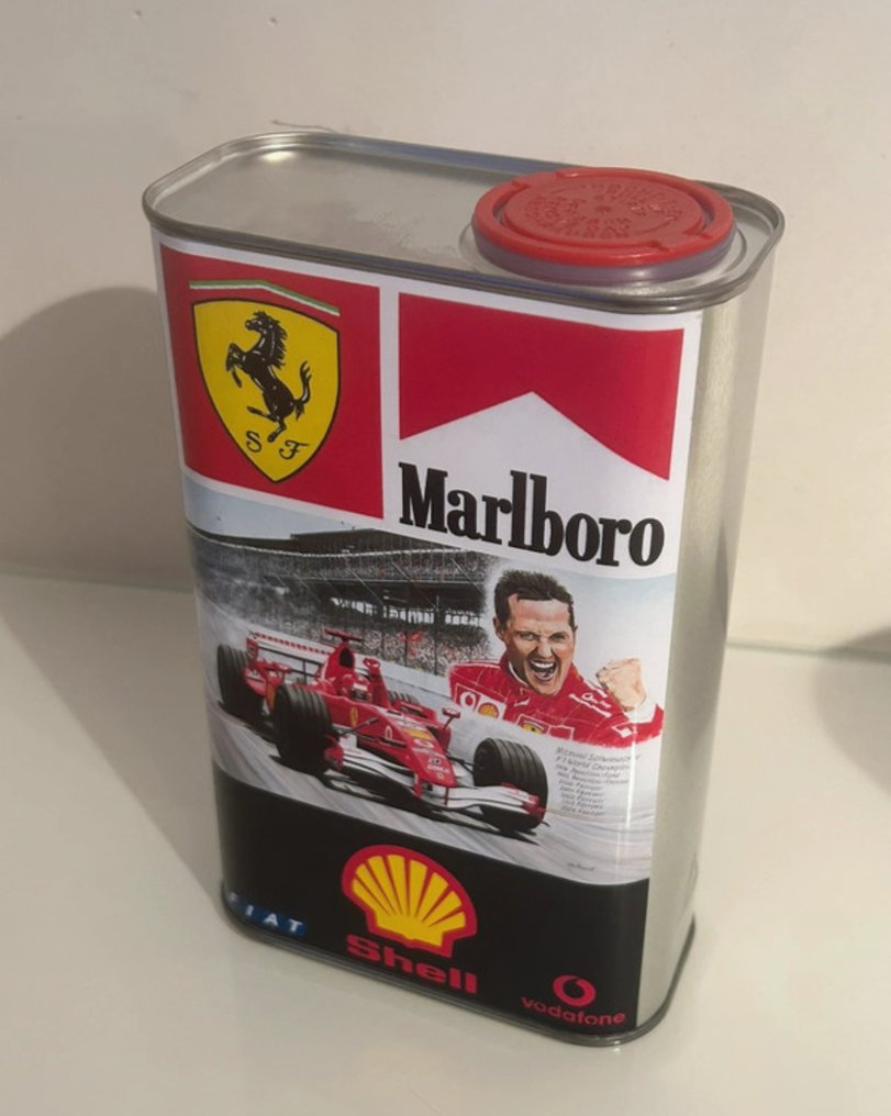 Κουτί λαδιού Schumacher - Shell - Ferrari - Marlboro - 2000 #2.1