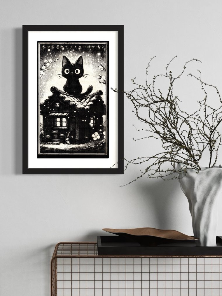 Æ (XX-XXI) - (Set of 3) "Jiji Collection" (2025) - Mixed Media Triptych #2.1