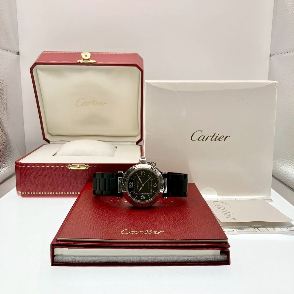 Cartier - Pasha Seatimer - Zonder minimumprijs - W31077U2 2790 - Heren - 2010 #1.0