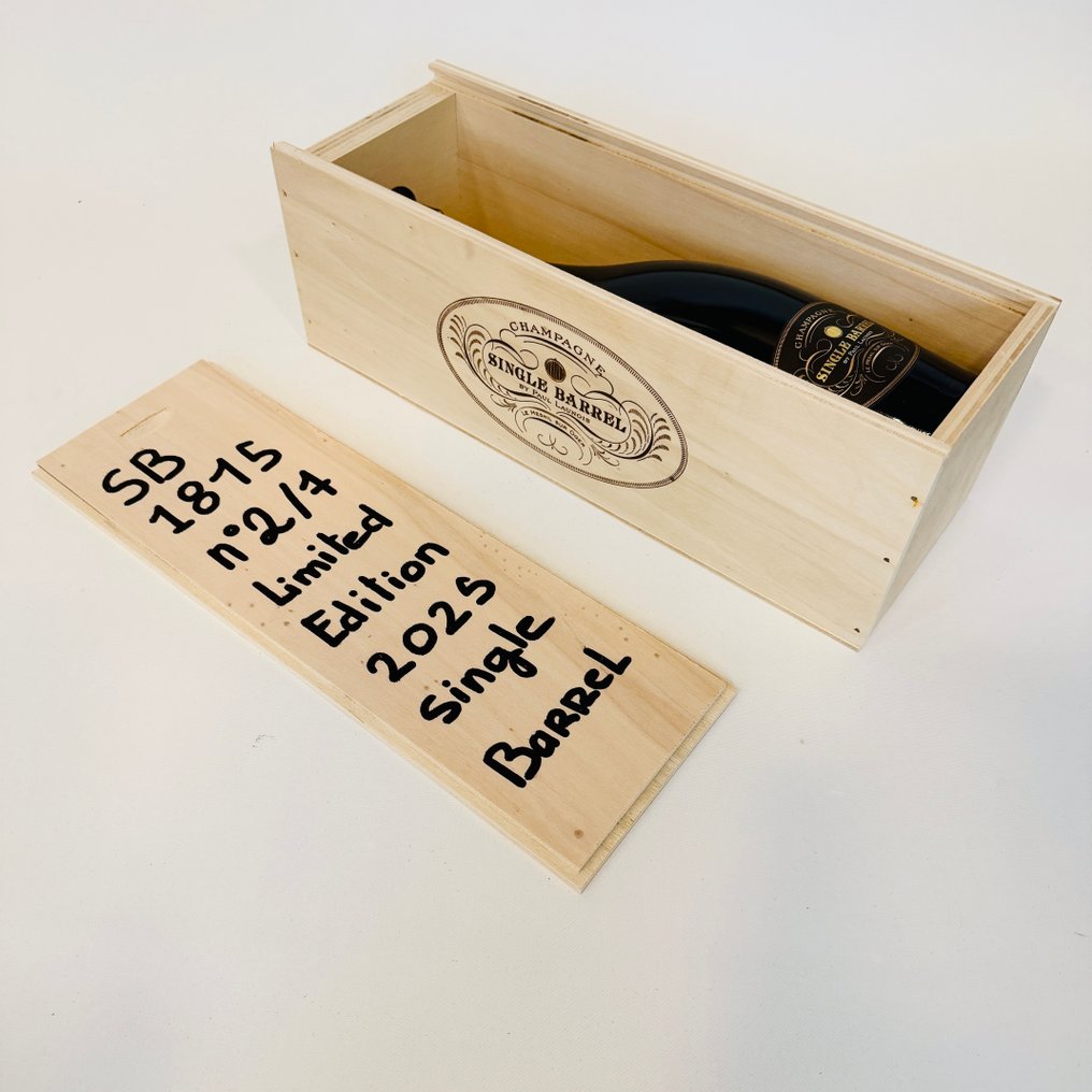 Paul Launois, Single Barrel, Limited Edition 2025, n°2/7 - Champagne - 1 Magnum (1.5L) #1.0