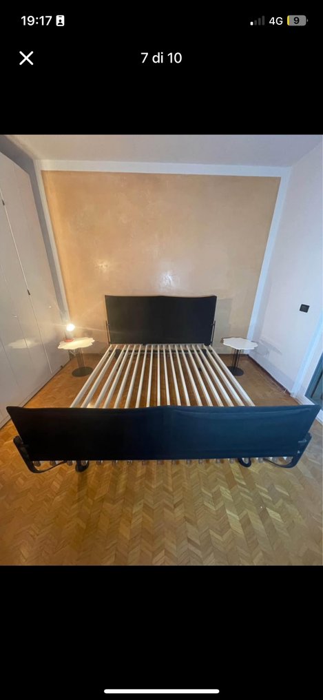 Interflex - Achille Castiglioni, Giancarlo Pozzi - Bett - Ititi - Textil, Stahl #2.1