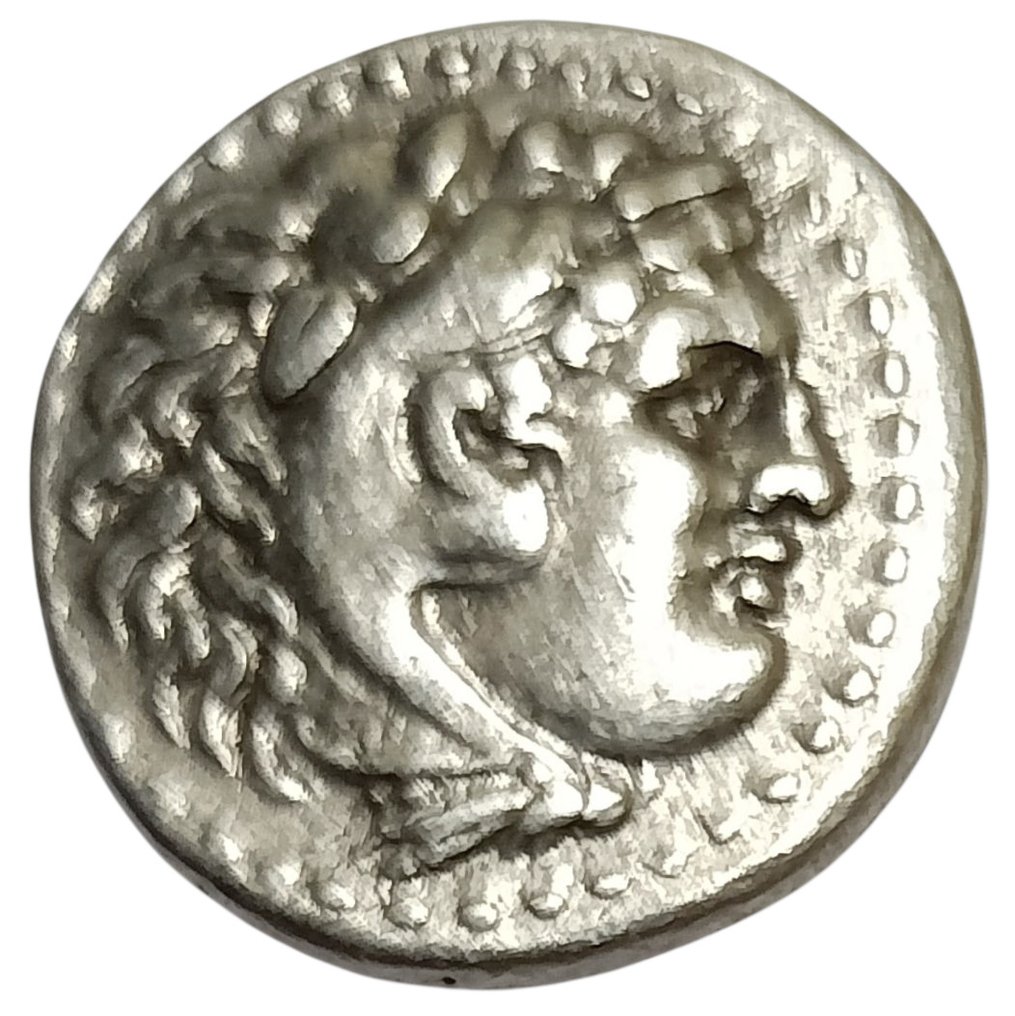 Jonia, Erythrae Drachm Circa 250 BC. In the name and types of Alexander III of Macedon. #1.0