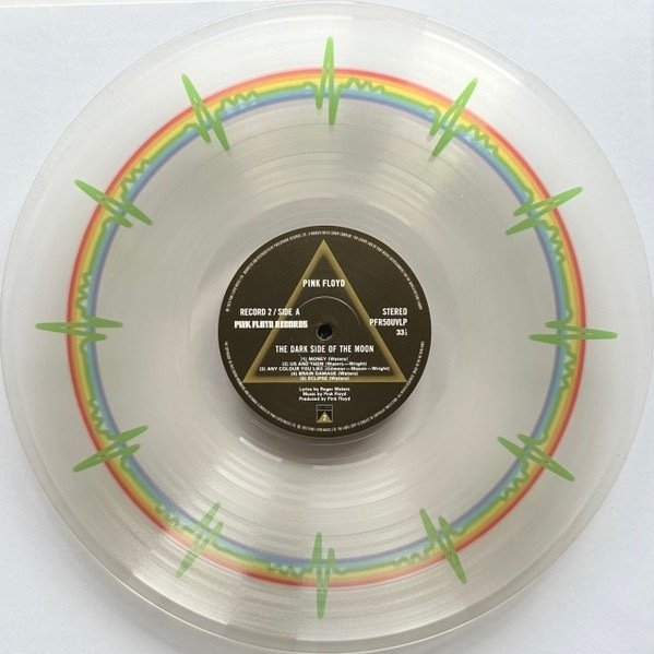 平克·佛洛伊德 - The Dark Side Of The Moon Limited Edition UV Printed Art on Clear Vinyl 50th Anniversary - 2 x LP 專輯(雙專輯) - 透明乙烯基 - 2023 #4.3