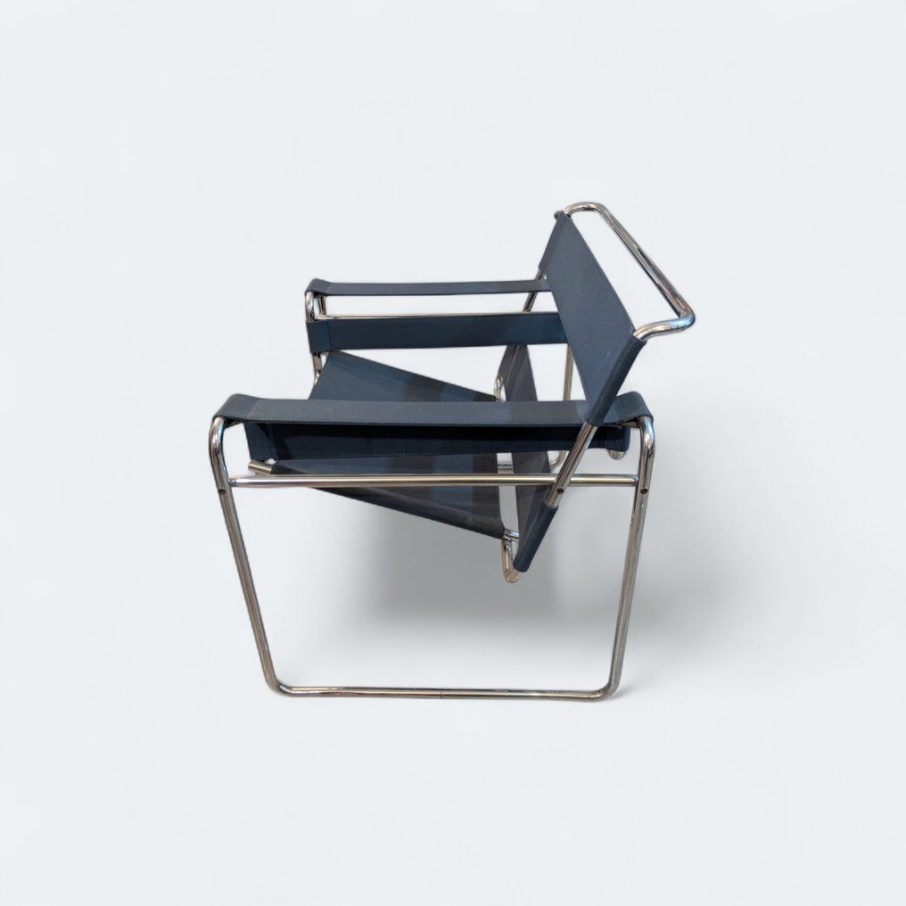 Knoll - Marcel Breuer - 扶手椅子 - 瓦西里椅 - 钢, 纺织品 #1.0