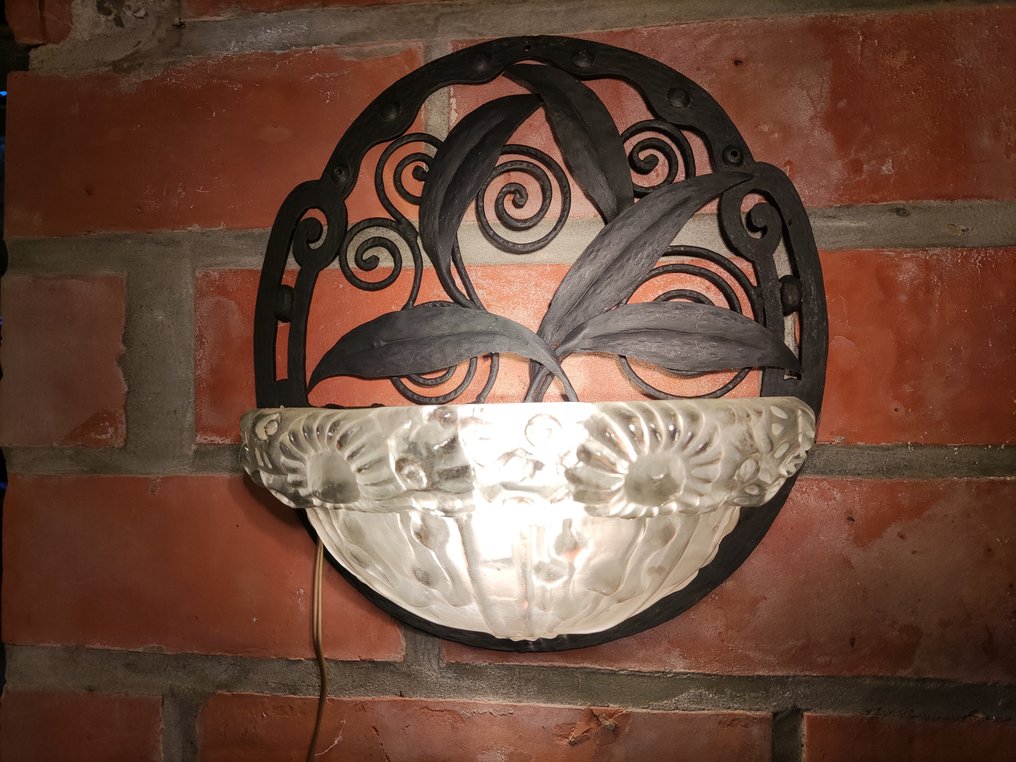 Genet en Michon - Maurice Dufrêne - Kinkiet - Kute żelazo #2.1