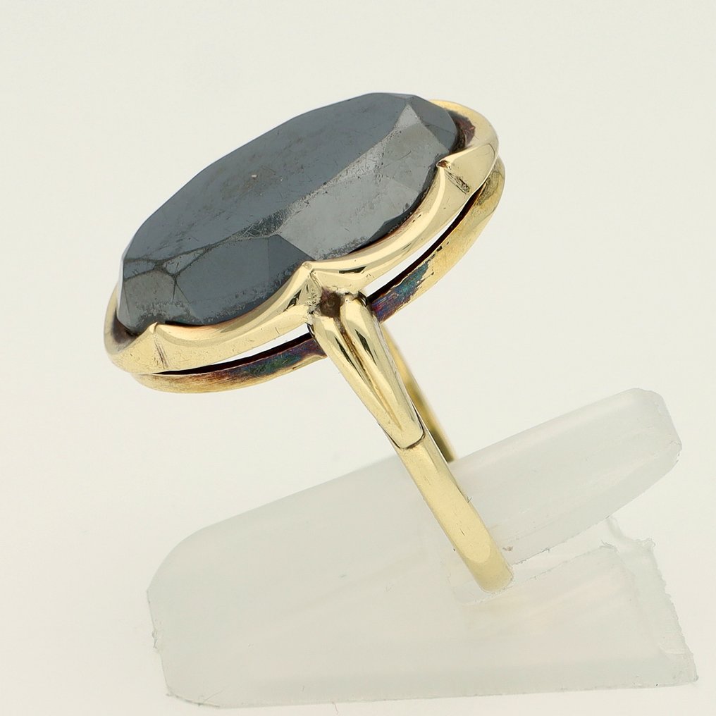 Δαχτυλίδι - 14 καράτια Κίτρινο χρυσό - 3.12ct. tw. - Αιματοειδές #1.0