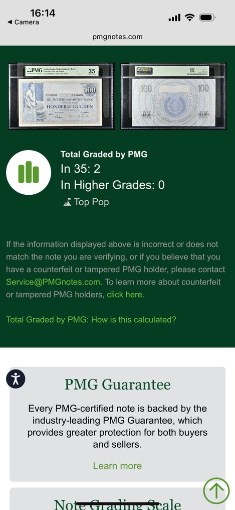 Netherlands. - 100 Gulden 1924 - Pick 39b #2.1
