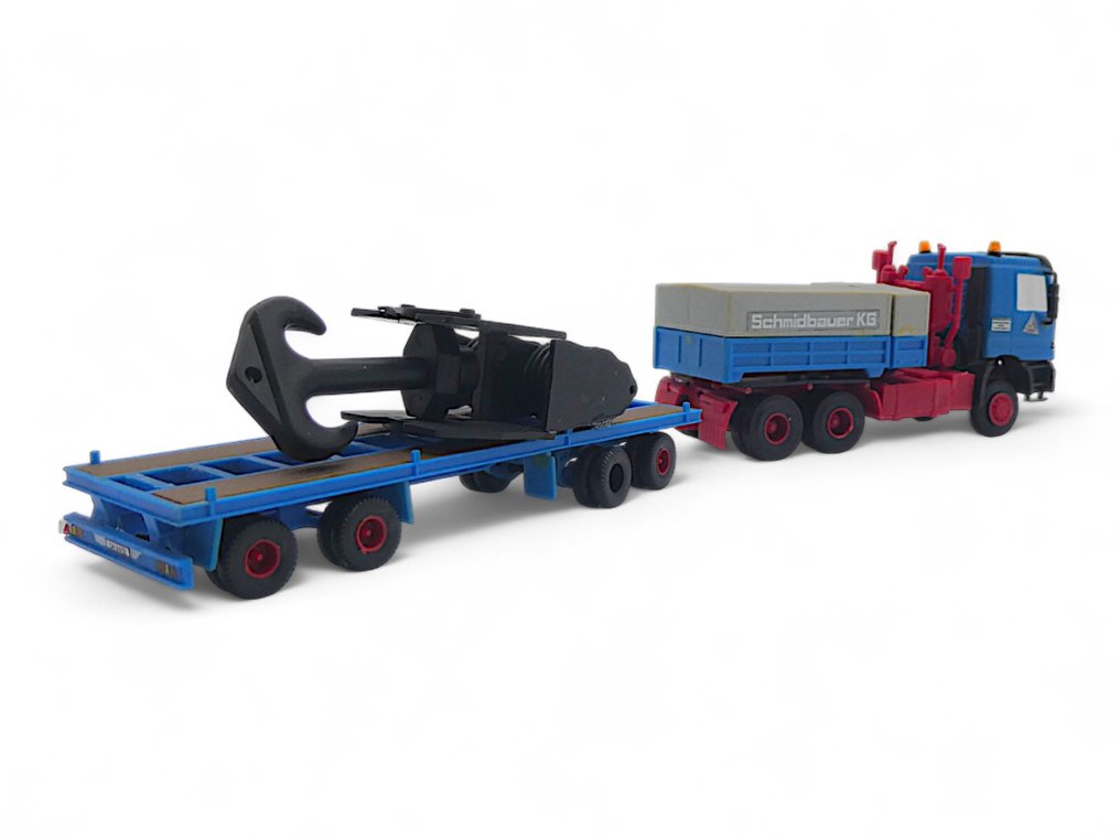 Herpa, Albedo 1:43, 1:87 - Modellino di camion  (8) - Collezione di Camion, Furgoni e Rimorchi + 2 Set di Accessori di Pneumatici e Trazione Per Carichi #3.2