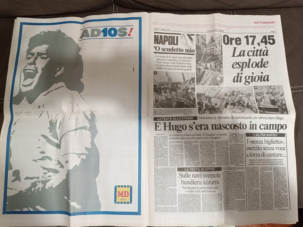 Napoli - Serie A - Diego Maradona - 1987 - Event memorabilia, Photograph  #3.2