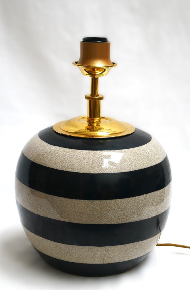 Lampada - Porcellana, Ottone - Fatto in Germania #3.2