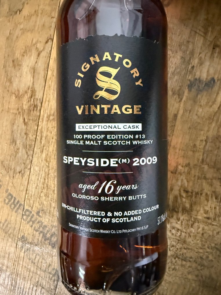 Speyside (M) 2009 16 years old Exceptional Cask - 100 Proof Edition #13 - Signatory Vintage  - b. 2025  - 700ml #1.0