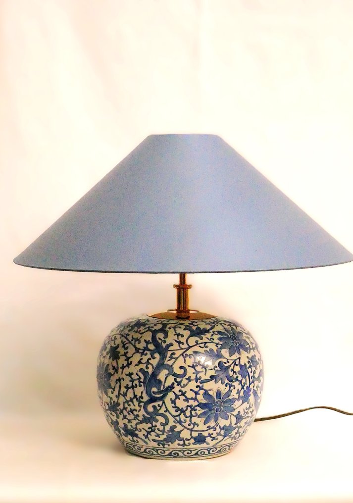 Lampada - Porcellana, Ottone #1.0