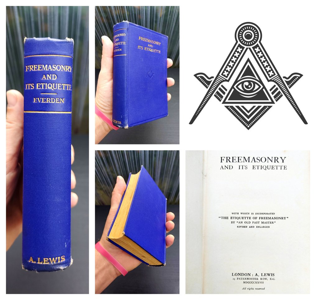 Mix - Lot of Masonic / FREEMASONRY interest. Masonic Edition of KJV Bible, Masonic books and rituals - 1860-1956 #4.3