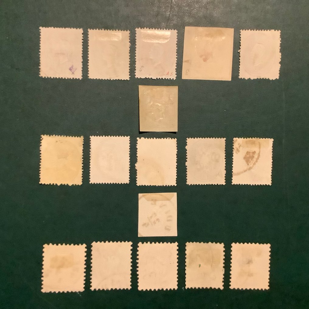 奥地利 1860/1864 - 连续五次发行 - Michel 18/34 #2.1