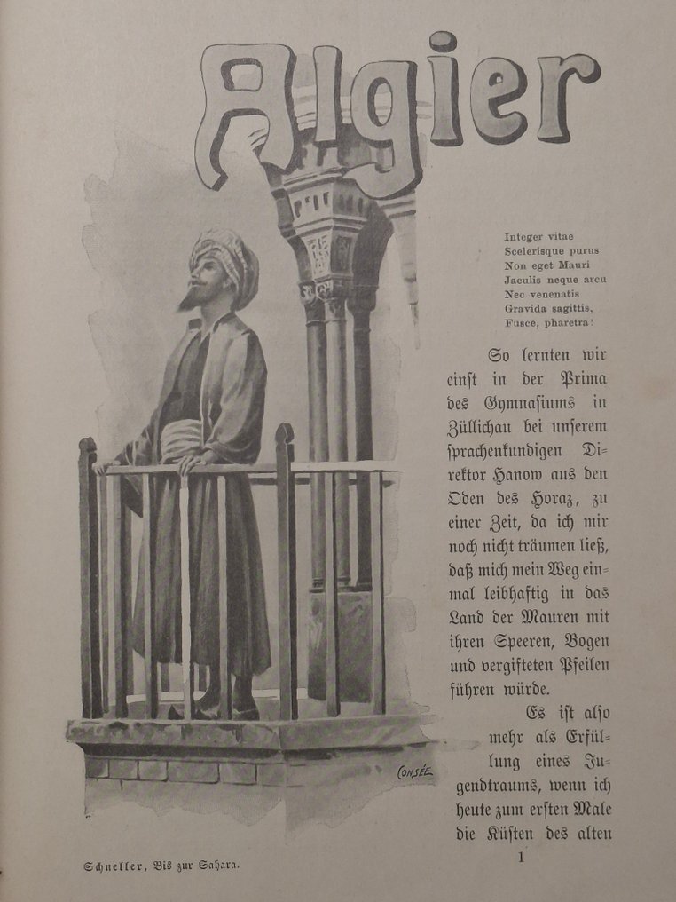 [Algerien, Tunis] - Ludwig Schneller - Bis zur Sahara - 1905 #2.1