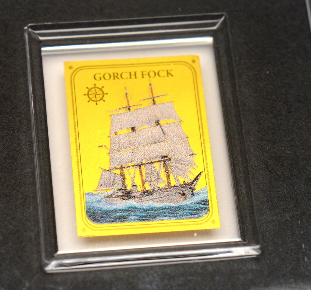 Tsjaad. 3000 Francs 2019 - Sail Ships - Gorch Fock & Passat - .999 gold (2 pieces) (Zonder Minimumprijs) #2.1