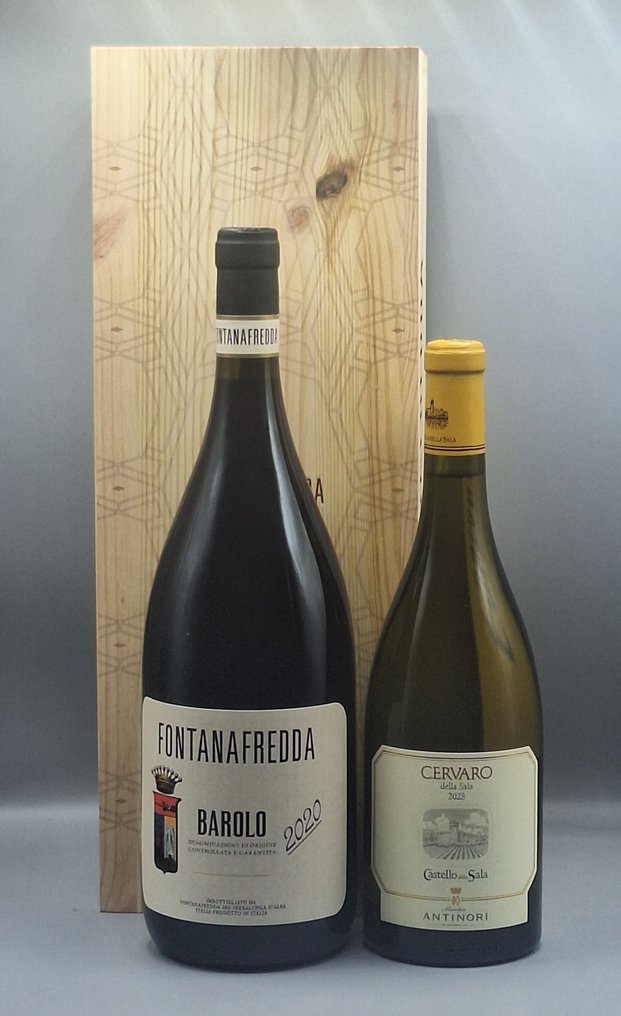2020 Mag. Fontanafredda Barolo & 2023 Castello della Sala, Cervaro della Sala - Piemont, Umbrien #1.0