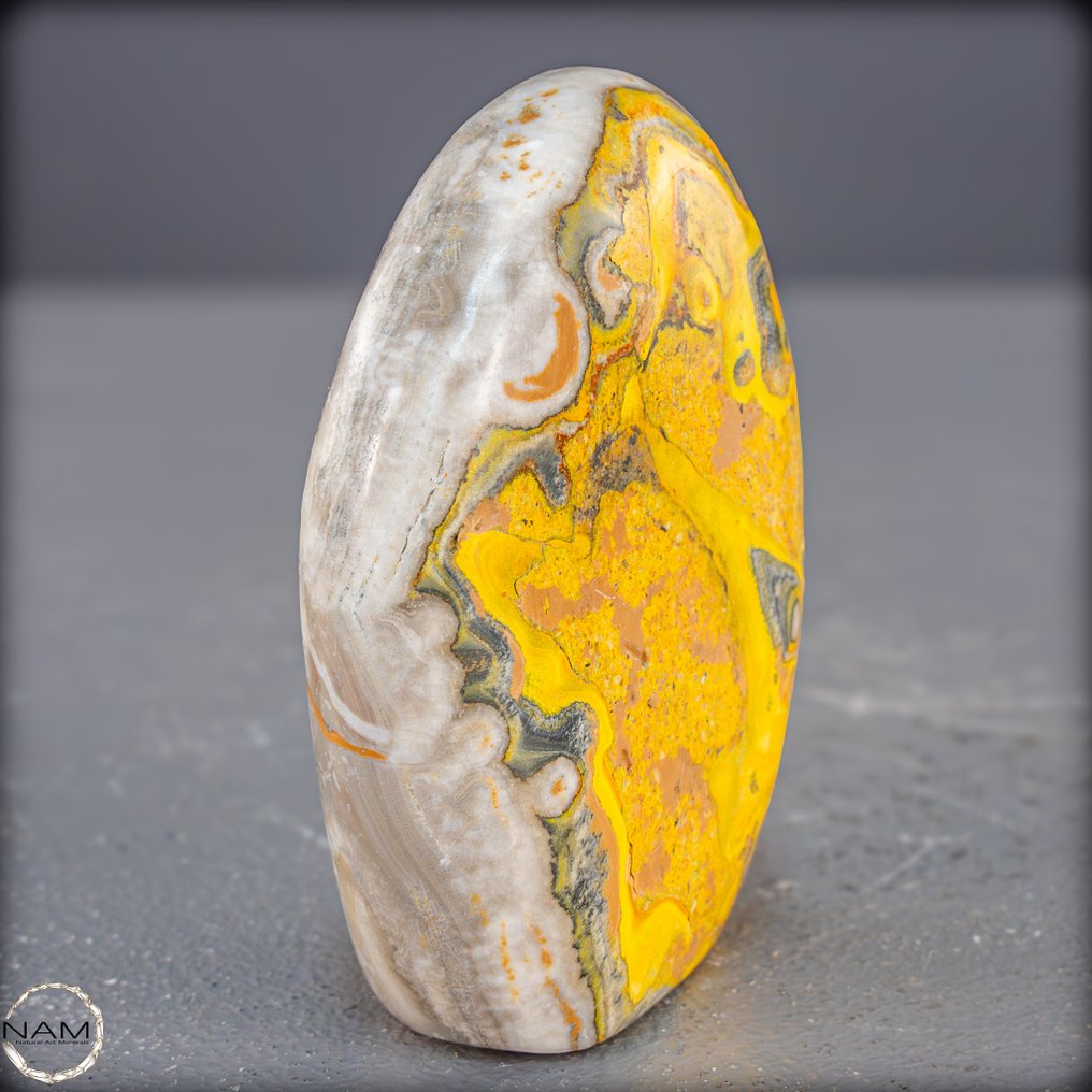 Forme libere di jasper bumblebee mozzafiato Un'opera d'arte della natura in colori vivaci- 176.32 g #1.0