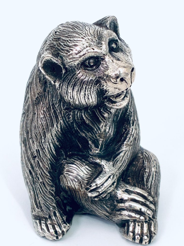 Figurka - Figura del mono plata - Srebro pr. 915 #2.1