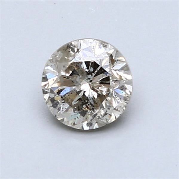 Nincs minimálár - 1 pcs Gyémánt  (Természetes)  - 0.77 ct - Kerek - I2 - Nemzetközi Gemmológiai Intézet (IGI) - S-T #1.0