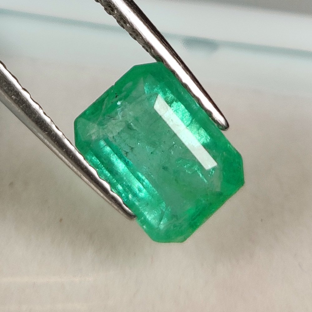 Ohne Mindestpreis - 1 pcs Grün Smaragd - 1.16 ct - International Gemological Institute (IGI) - Schöner Smaragd! #2.1