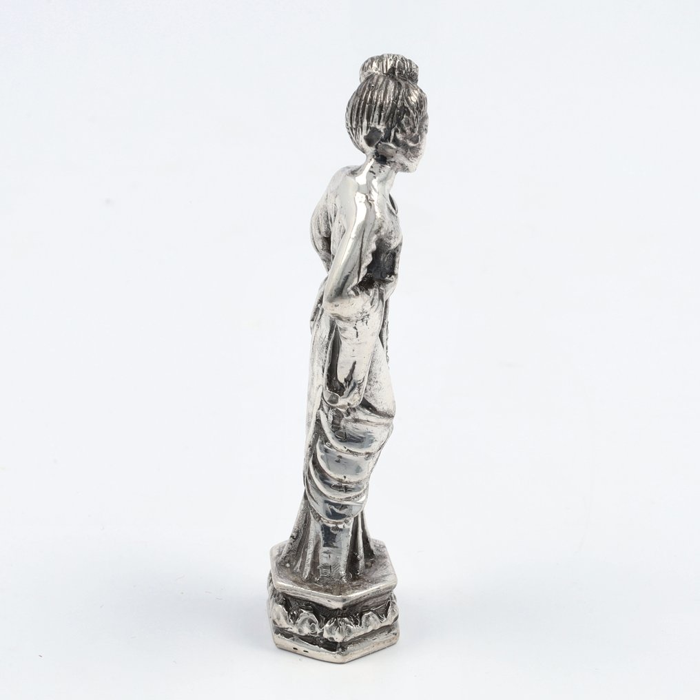 Carlo Camusso - Chinese Danseres - Miniature figurine - .925 silver #4.3