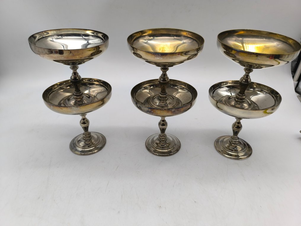Verre à champagne (6) - Plaqué(e) argent - Verres de champagne #1.0