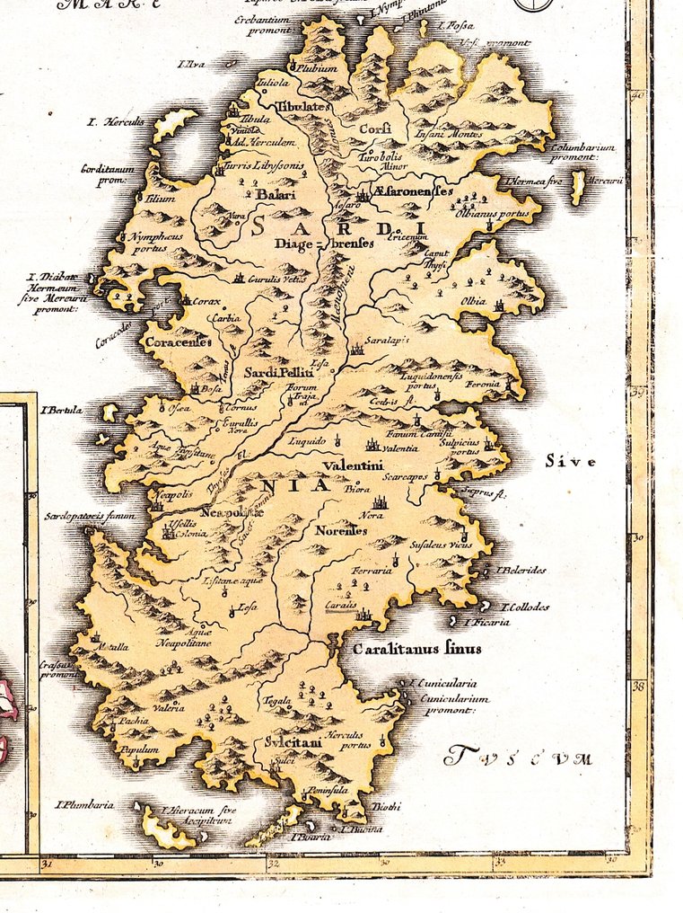 Europe - Sardegna, Corsica, Malta; C. Weigel - Insularum Corsicae, Sardiniae, Melitae accurata descriptio - 1720 #3.2