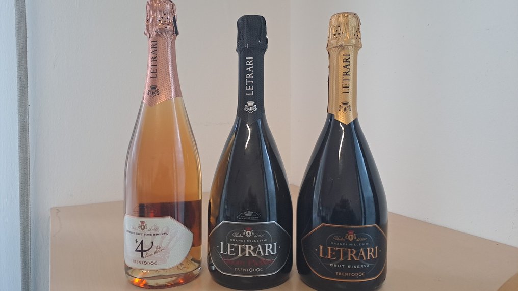 Letrari, 2016 Brut Riserva, 2011 +4 Rose' Brut Riserva & 2016 Quore Pienne Riserva - 特伦托 - 3 Bottles (0.75L) #2.1