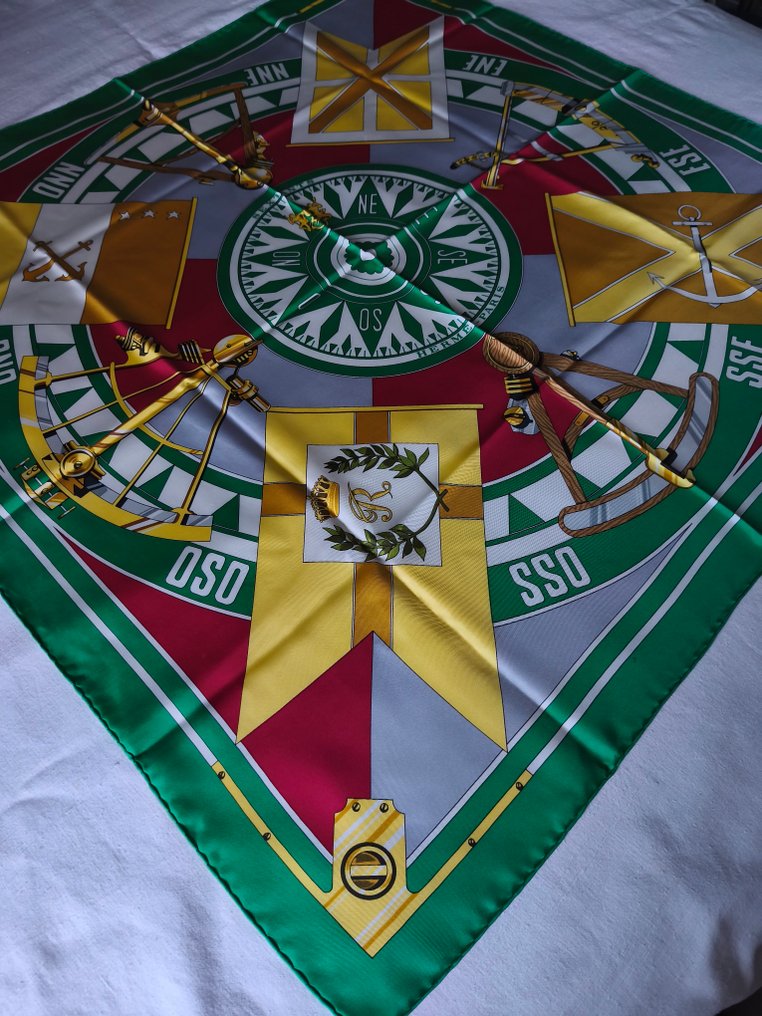 Hermès - SEXTANTS by Loïc Dubigeon - Foulard #4.3