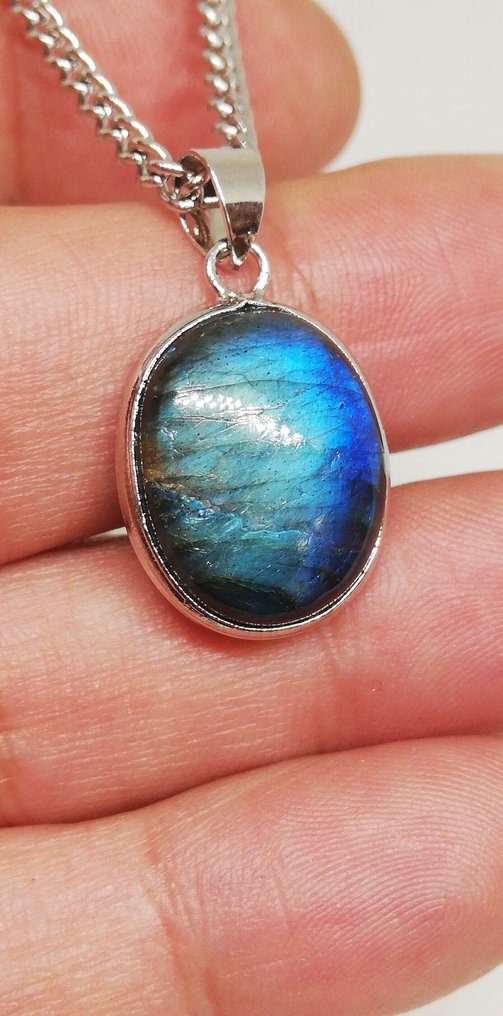 Ladradorite吊坠，无底价。 珠寶- 3.8 g #2.1