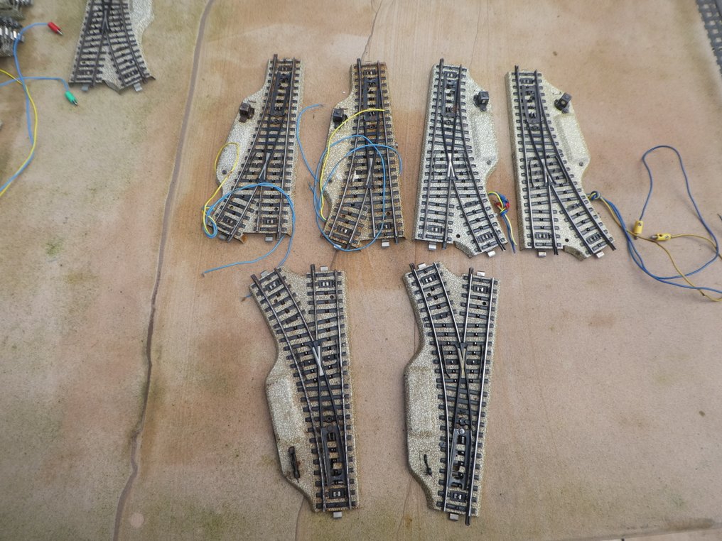 Märklin H0轨 - 51xx/52xx/71xx - 模型火车车轨 (144) - M-轨道,144 轨道,道岔,交叉线,交叉道岔,脱轨器等。 #2.1