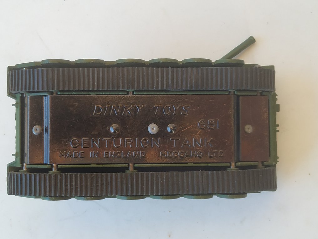 Dinky Toys 1:48 - Model military vehicle - First Original Issue Second Series Model "British Army Centurion Tank" No.651 - In First Series Original "Yellow" Dinky Toys Box - December 1955 #3.2