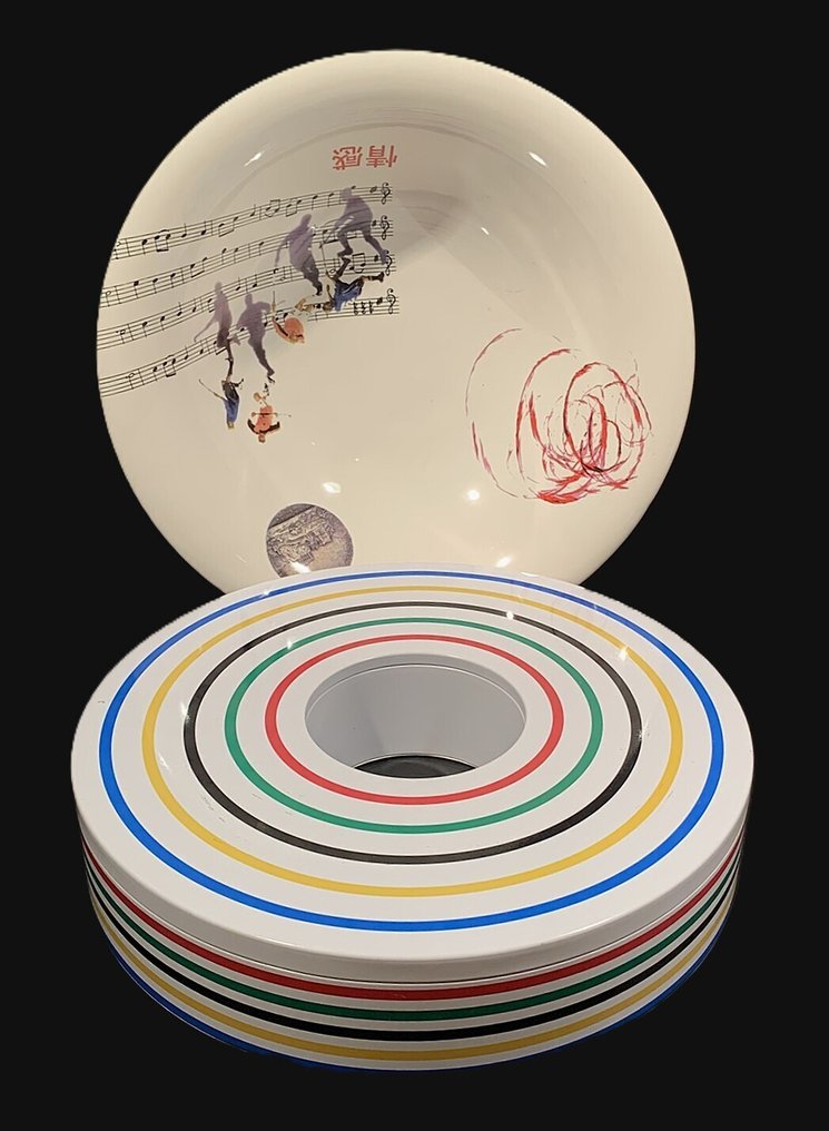 Tichelaar's Makkum - Marcel Wanders Dutch Design - Travessa (2) - Cerâmica e lata - Emoção #2.1