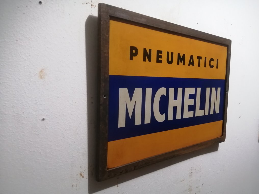 Michelin - 米其林复古广告牌 - Roussillon - 广告标牌 - 1970 - 金属 #1.0