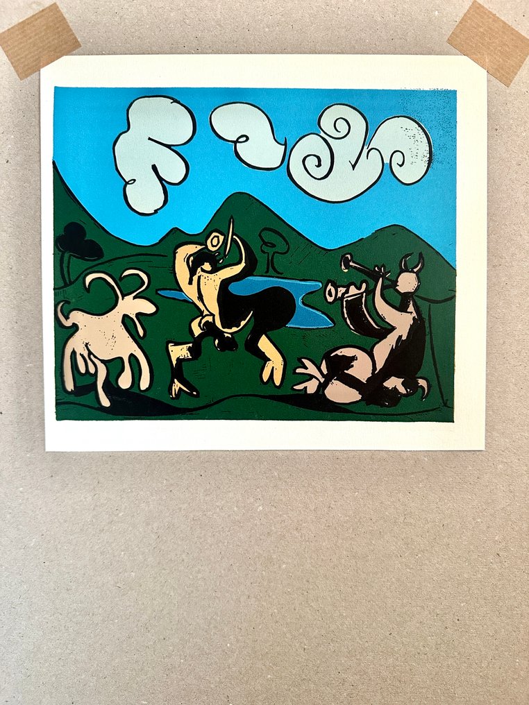 Pablo Picasso (1881-1973), after - Faunus Et Chevre & Nature Morte Sous La Lampe #2.1