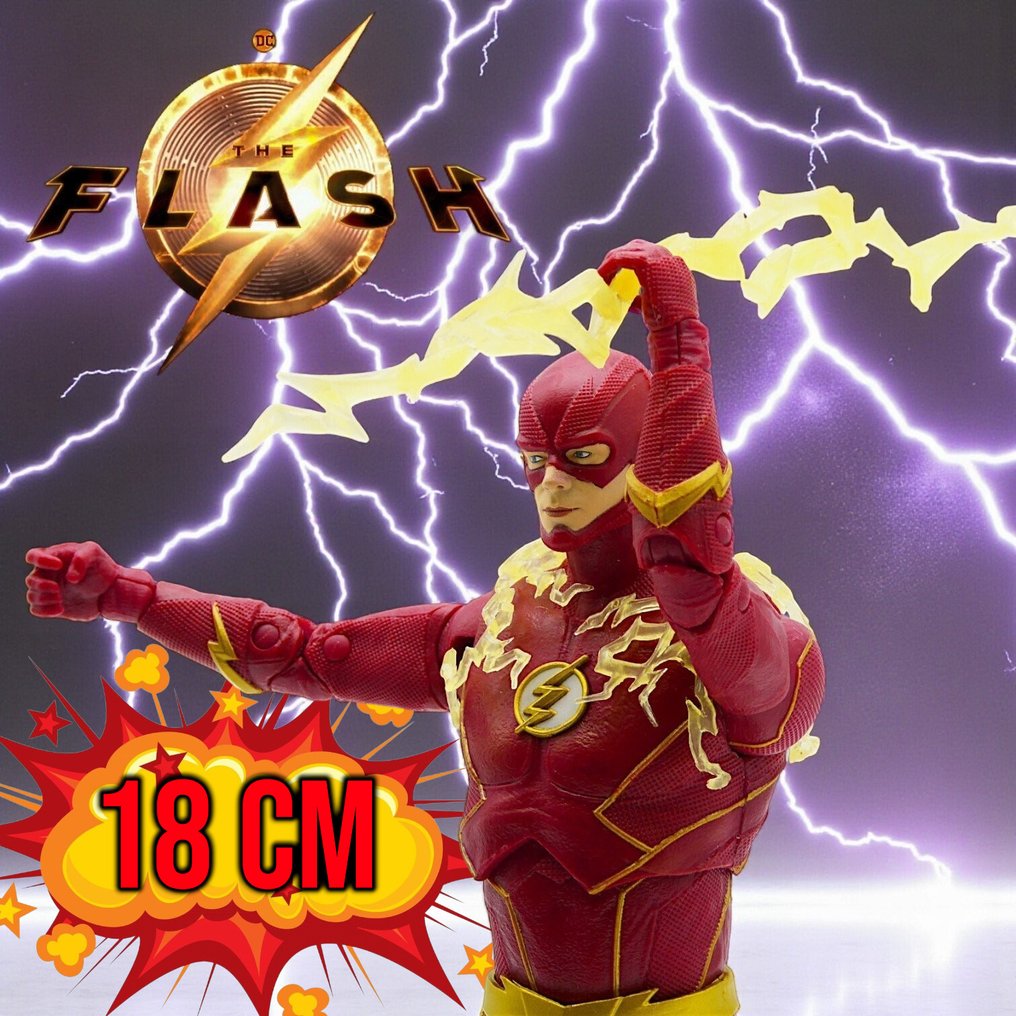 DC Multiverse  - Action figure "The Flash" alias Barry Allen XXL (18 cm), OUT OF STOCK #1.0