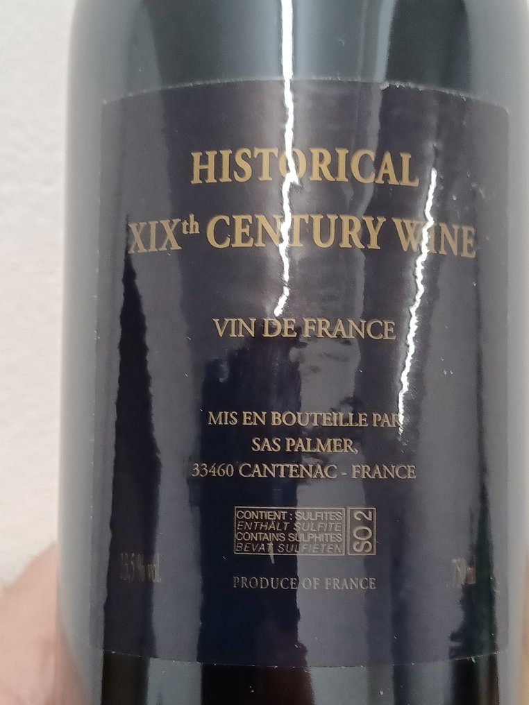 Chateau Palmer, Historical XIXth Century Wine - Μπορντό - 1 Î¦Î¹Î¬Î»Î· (0,75L) #4.3