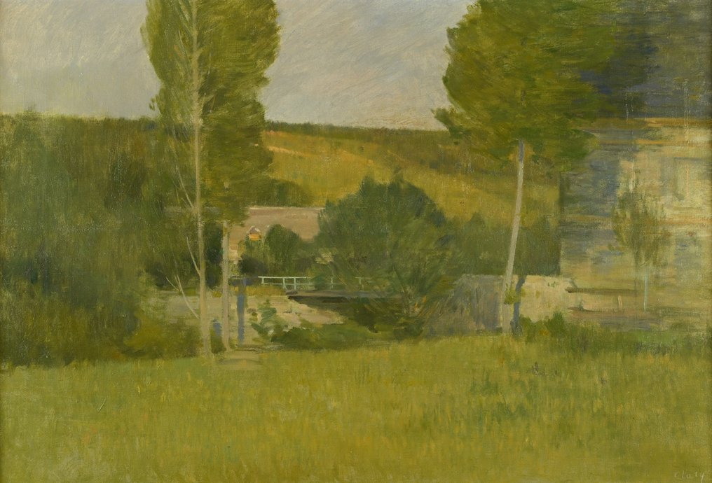 Eugène Clary (1856-1929) - Le petit pont aux Andelys #1.0