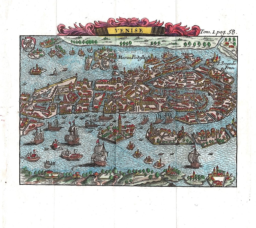 Italia - Venezia, Veneto; Rogissart - Venise - 1701-1720 #3.2