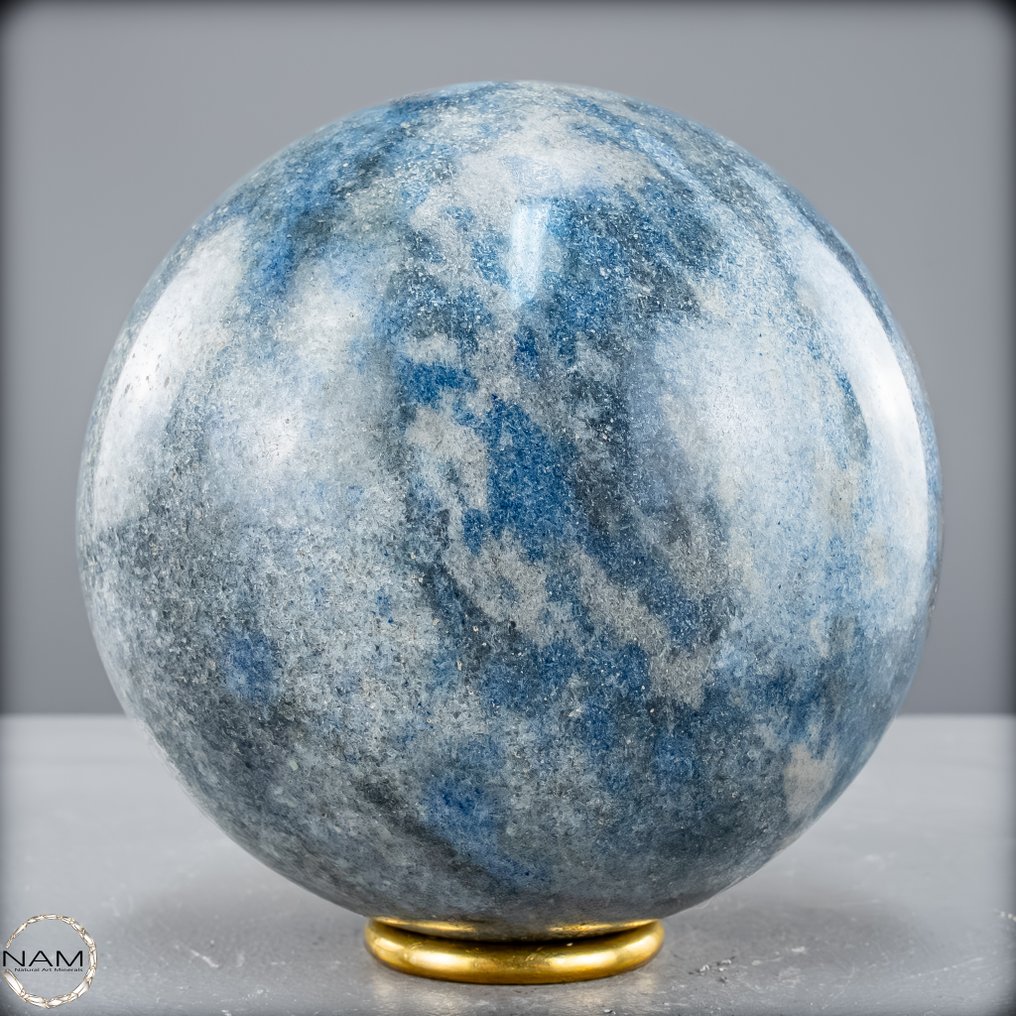 Φυσικός Σπάνιος Μπλε K2 Σφαίρα- 2288.17 g #1.0