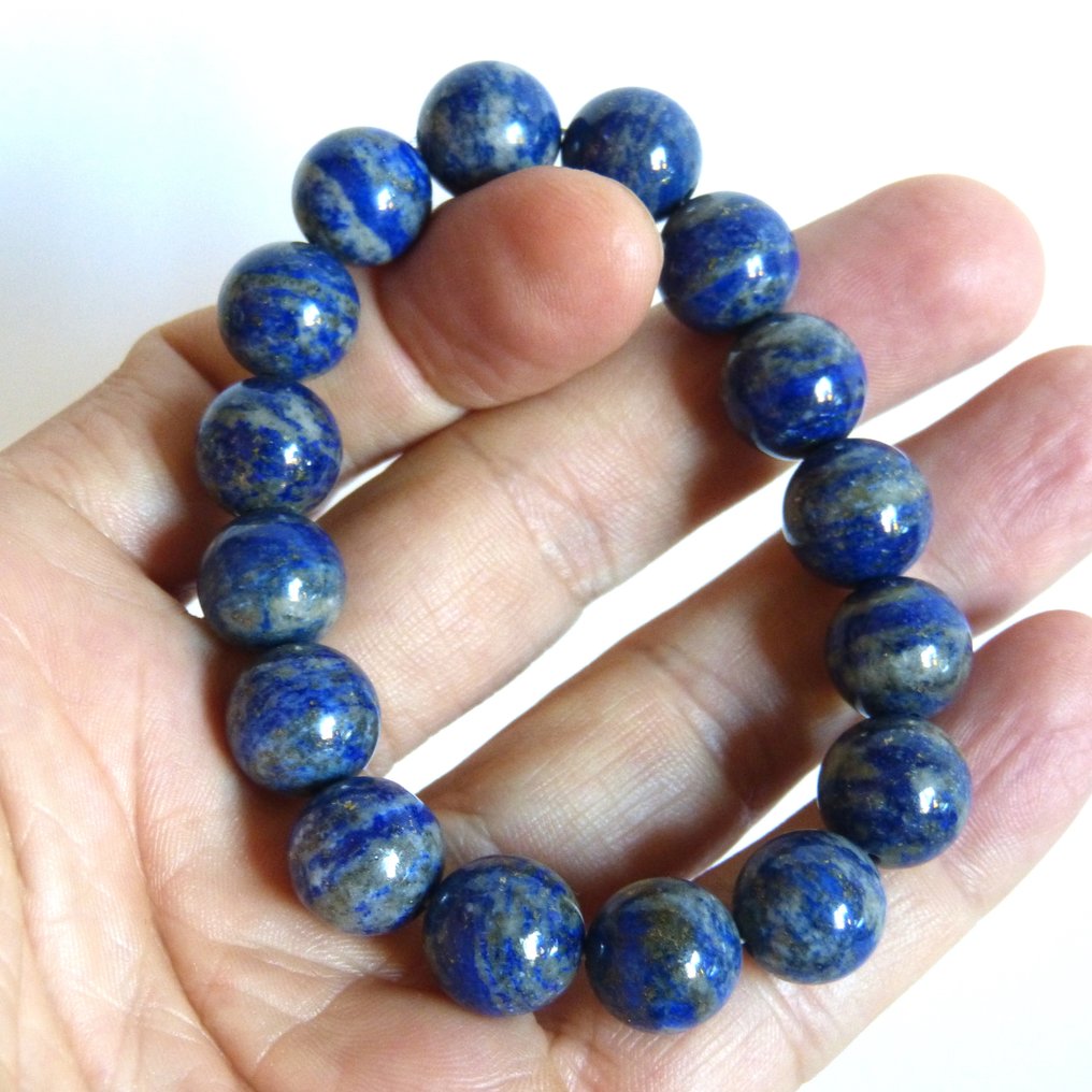 Exceptional collection of bracelets made from lapis lazuli, tiger's eye, rose quartz...- 354 g #4.3