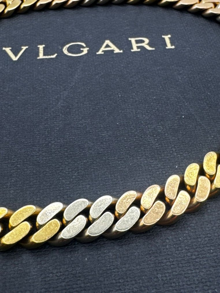 Bvlgari - Collier - Grumette - 18 carats Or jaune, Or blanc, Or rose - Groumette vintage #4.3