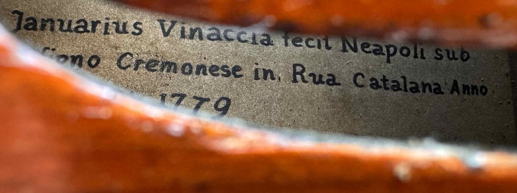 Labelled Januarius Vinaccia - 4/4 - - Violin - Unknown #2.1