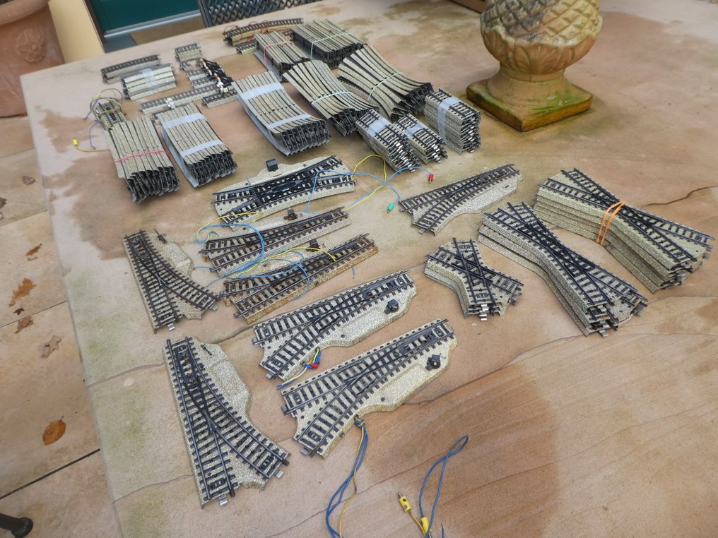 Märklin H0轨 - 51xx/52xx/71xx - 模型火车车轨 (144) - M-轨道,144 轨道,道岔,交叉线,交叉道岔,脱轨器等。 #1.0